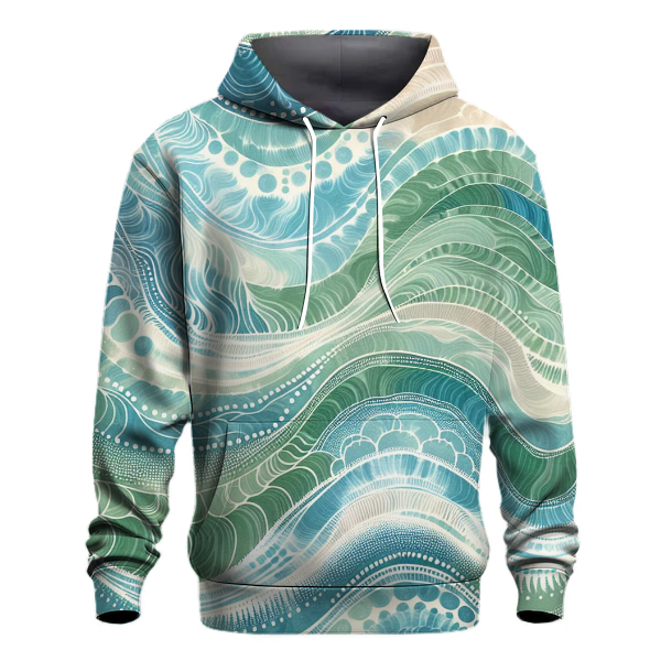 Ocean Breeze Ripple Hoodie