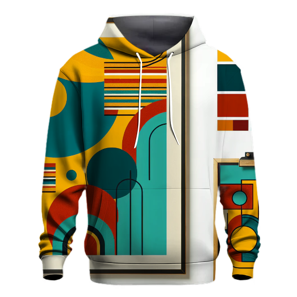 Bold Geometric Prints Hoodie
