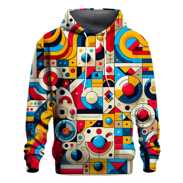 Charming Geometric Shapes Hoodie
