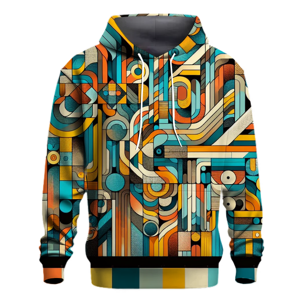 Retro Funky Mosaic Hoodie