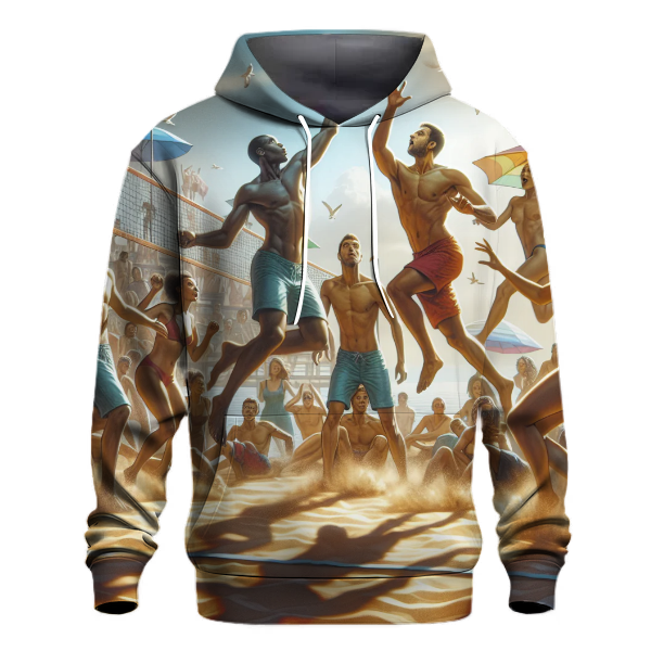 Beach Volleyball Fun Hoodie