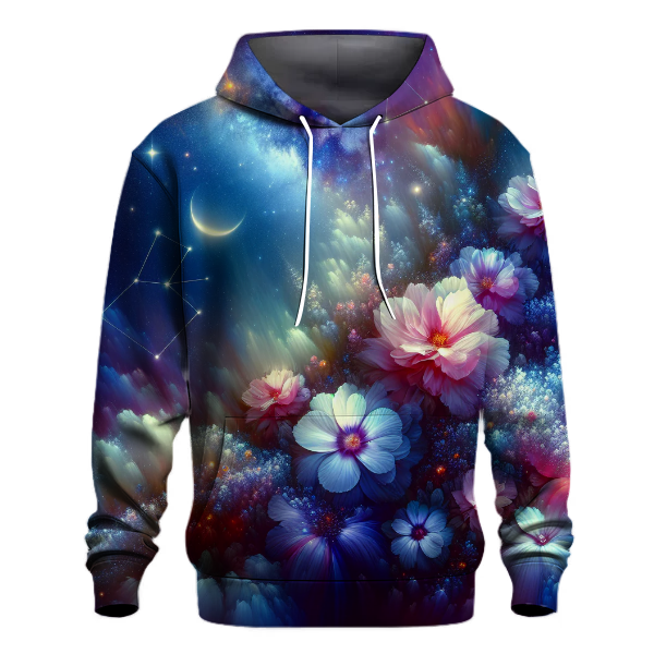 Cosmic Floral Dance Hoodie
