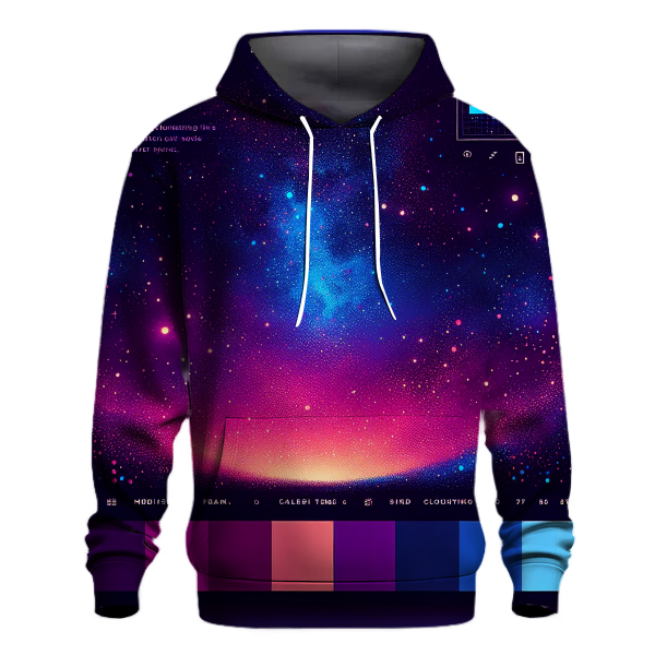 Galaxy Glow Gradient Design Hoodie