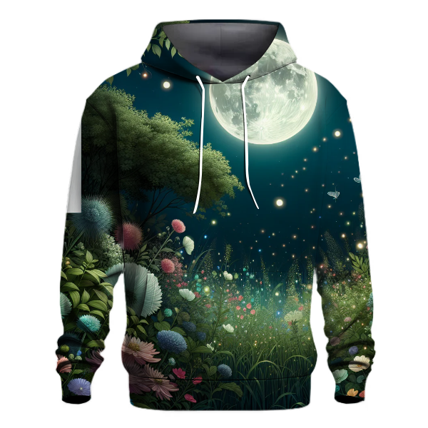 Mystical Moonlit Garden Hoodie