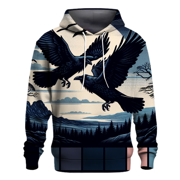 Mystical Raven Whisper Hoodie