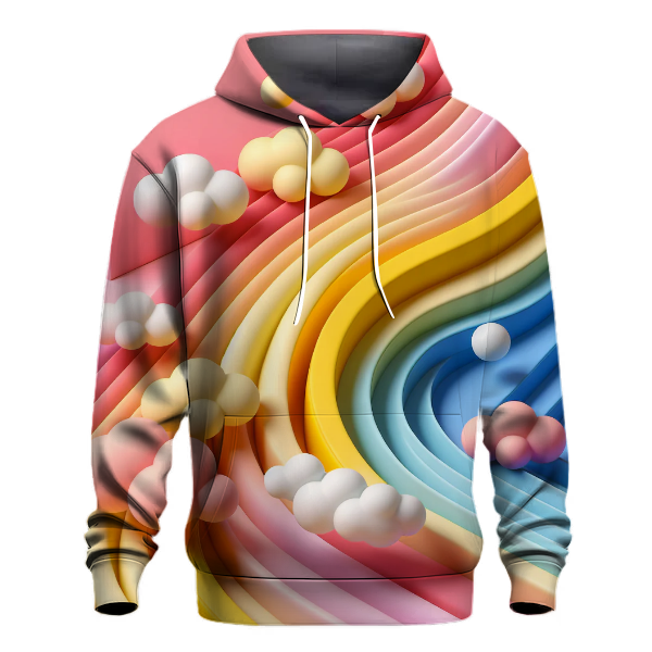 Pastel Rainbow Gradient Hoodie