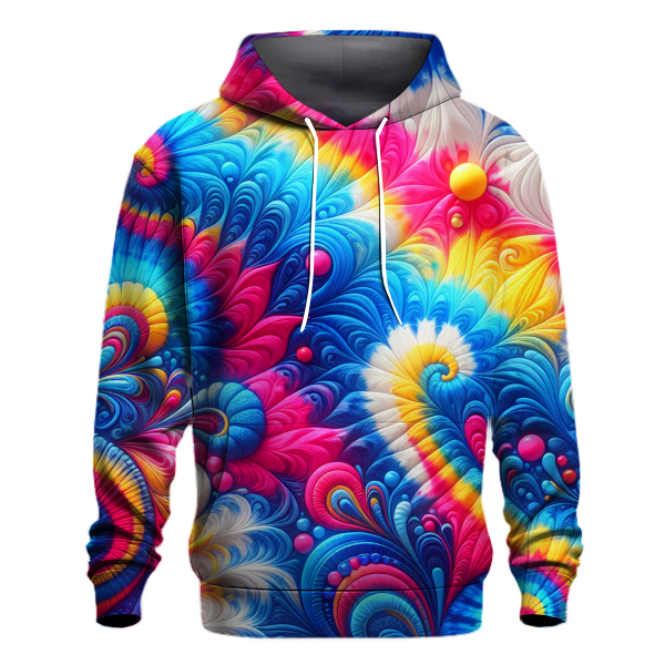 Electric Prism Tie-Dye Hoodie