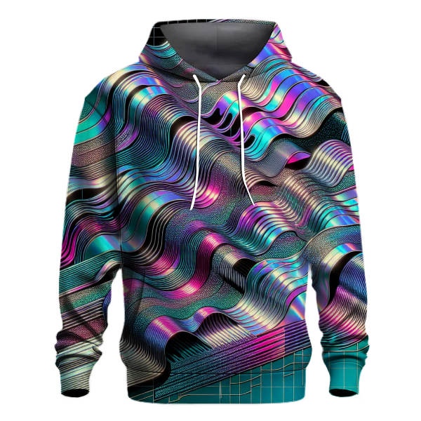 Holographic Waveform Hoodie