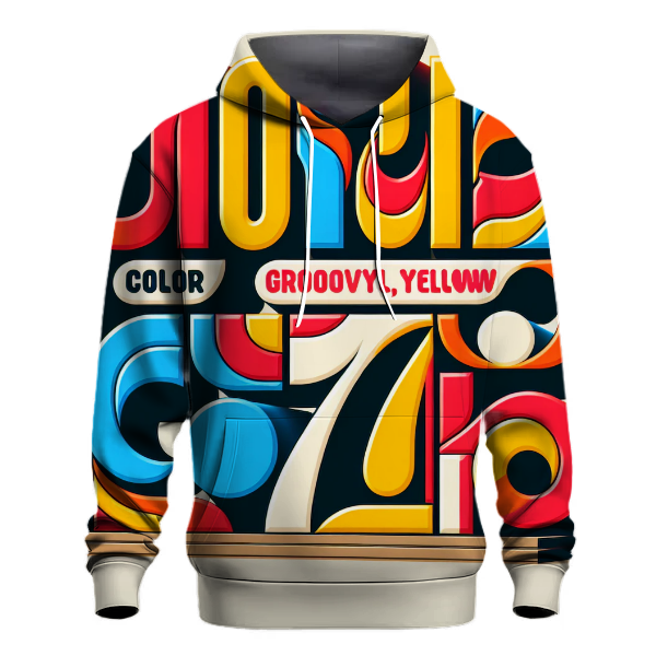 Radical Retro Typography Hoodie