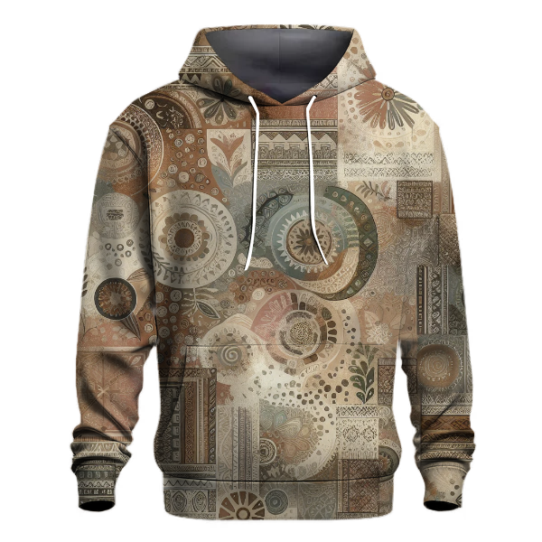 Boho Earth Tones Harmony Hoodie