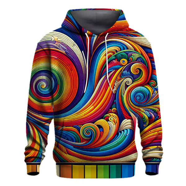 Rainbow Patterns Hoodie