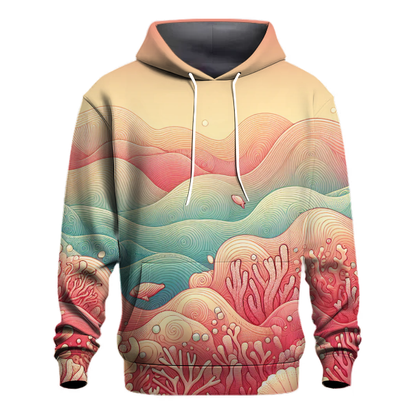 Coral Whisper Hoodie