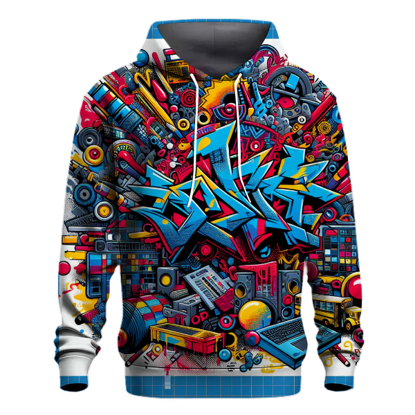 Graffiti Style Street Art Hoodie