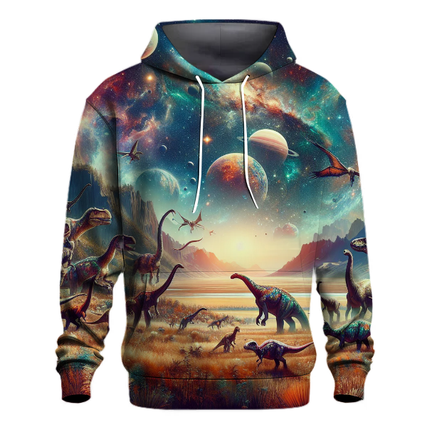 Galactic Dinosaur Safari Hoodie