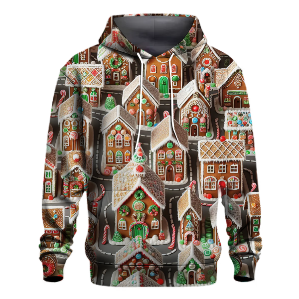 Frosted Gingerbread Town Hoodie
