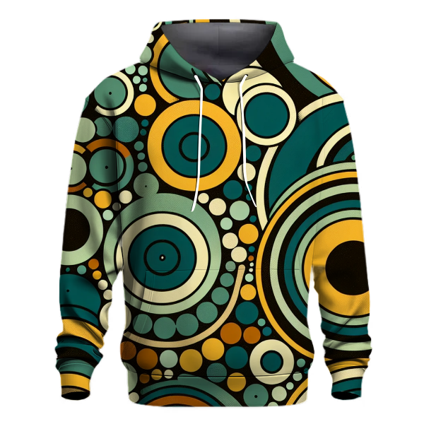 Retro Groove Circles Hoodie