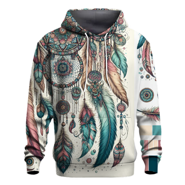 Bohemian Feather Dreamscape Hoodie