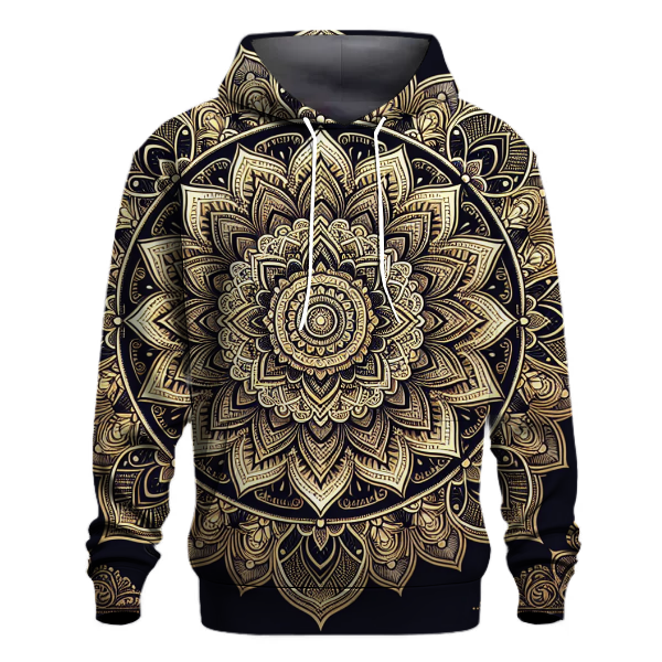 Golden Mandala Magic Hoodie