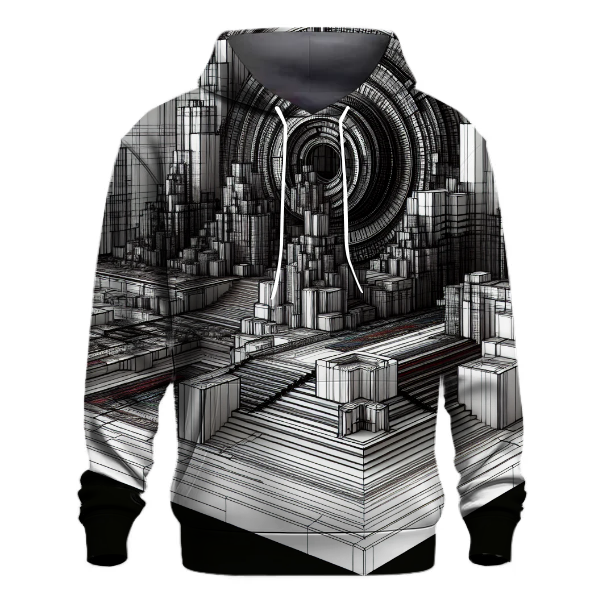 Geometric Horizon Hoodie