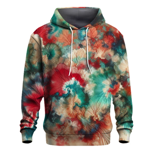 Coral Reef Tie-dye Hoodie