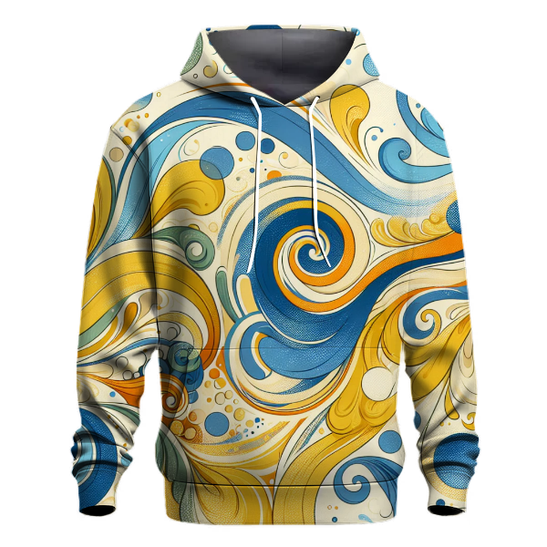 Whimsical Wind Tie-Dye Hoodie