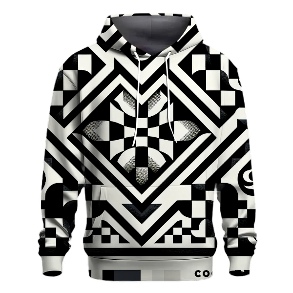 Vintage Checkerboard Classic Hoodie