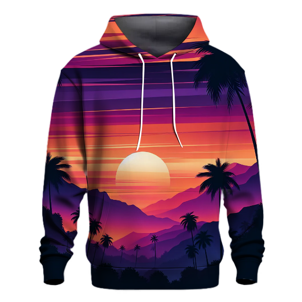 Nostalgic Sunset Silhouettes Hoodie
