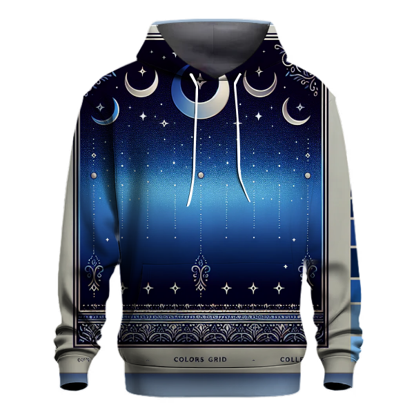 Crescent Moon Serenity Hoodie