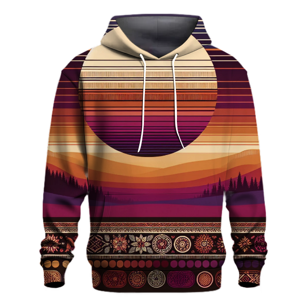 Boho Sunset Horizon Hoodie