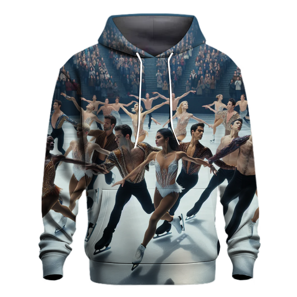 Ice Skating - Glacial Grace Hoodie