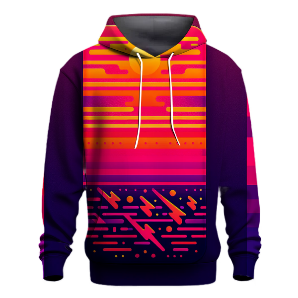 Electric Summer Sunset Hoodie