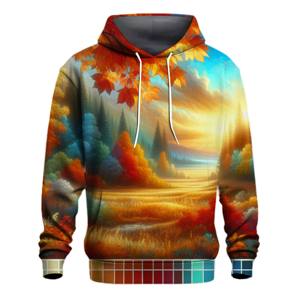 Radiant Autumn Leaves Hoodie