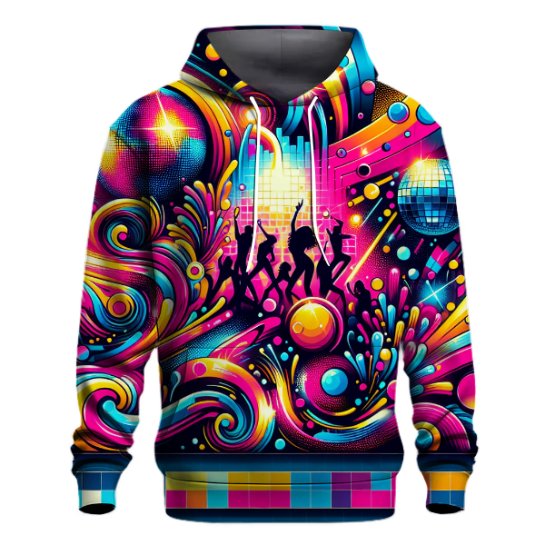 Funky Neon Dance Party Hoodie
