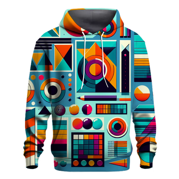 Funky 70s Geometric Hoodie