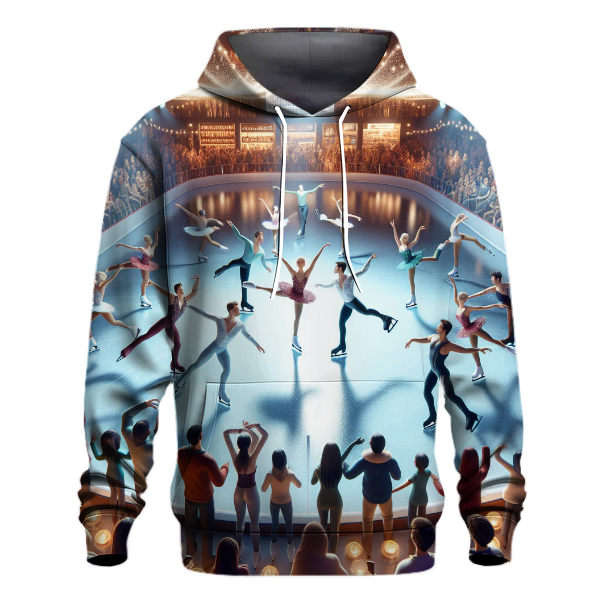 Ice Skating Elegance Hoodie