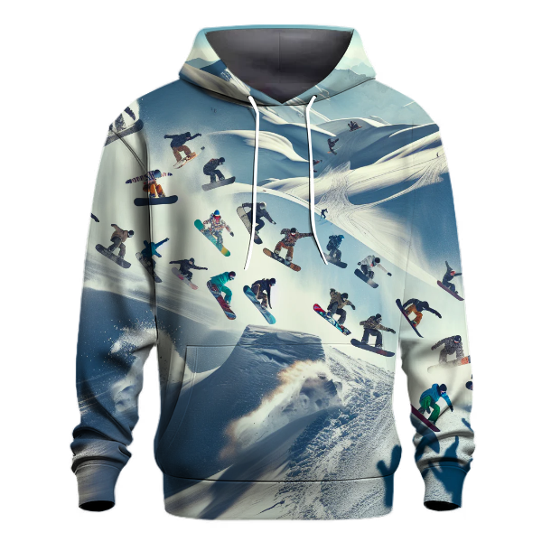 Snowboarding Alpine Thrill Hoodie