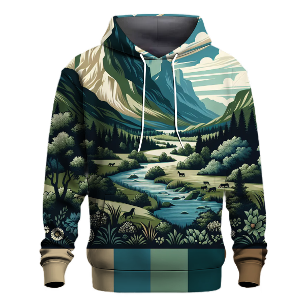 Peaceful Valley Nature Hoodie