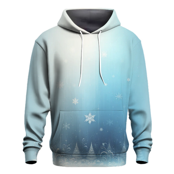 Glistening Snow Gradient Hoodie