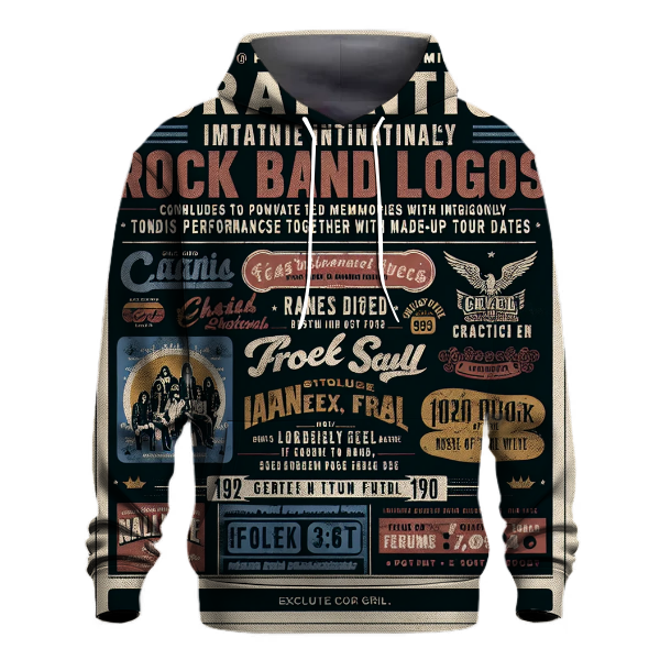 Classic Rock Band Tour Hoodie
