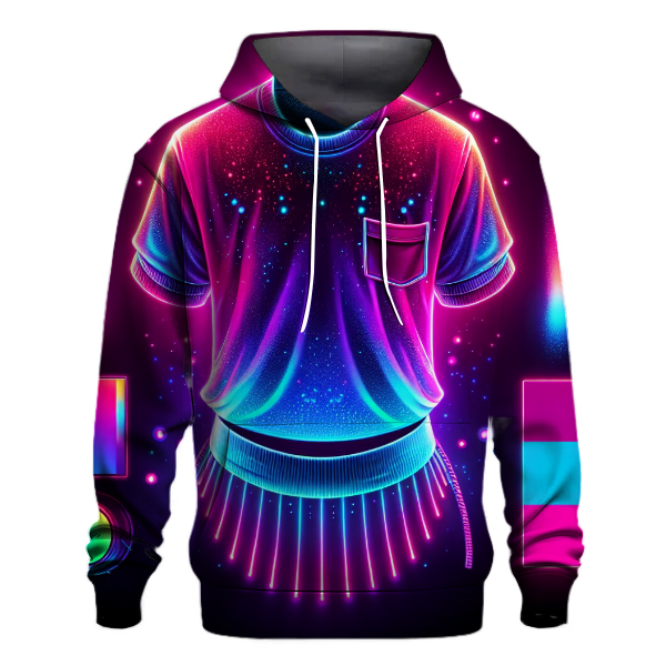 Neon Nightlife Gradient Hoodie