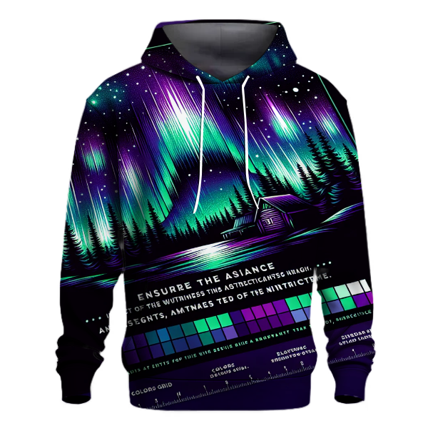 Luminous Aurora Borealis Hoodie