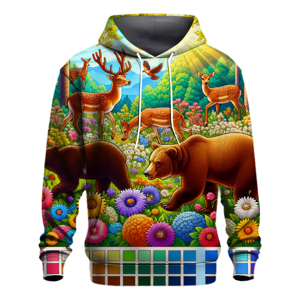 Charming Wildlife Encounter Hoodie