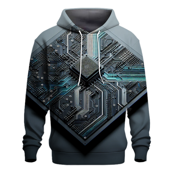 Futuristic Circuit Board Hoodie