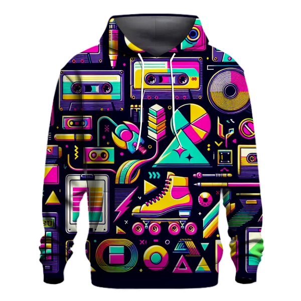 Radical Retro Collage Hoodie