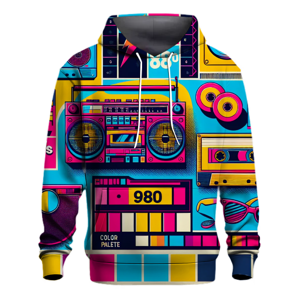 Radical 80s Pop Icons Hoodie