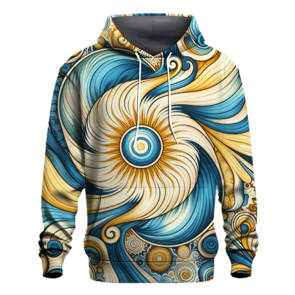 Sunlit Waves Beach Hoodie