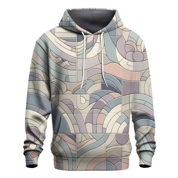 Serene Pastel Mosaic Hoodie