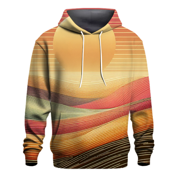 Sunrise Horizon Lines Hoodie