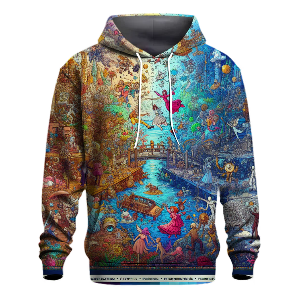 Playful Cartoon Universe Hoodie