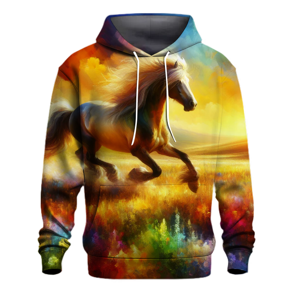 Majestic Wild Stallion Hoodie
